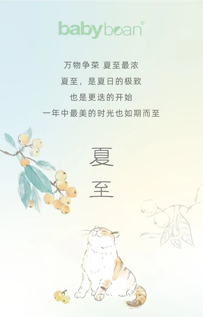 親豆babybean节气令 夏至 · 吉猫弄晚晴
