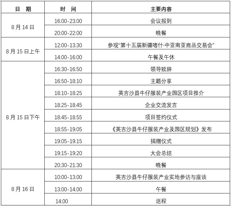 关于召开第十五届中国新疆喀什·中亚南亚商品交易会牛仔服装产业对接会的通知