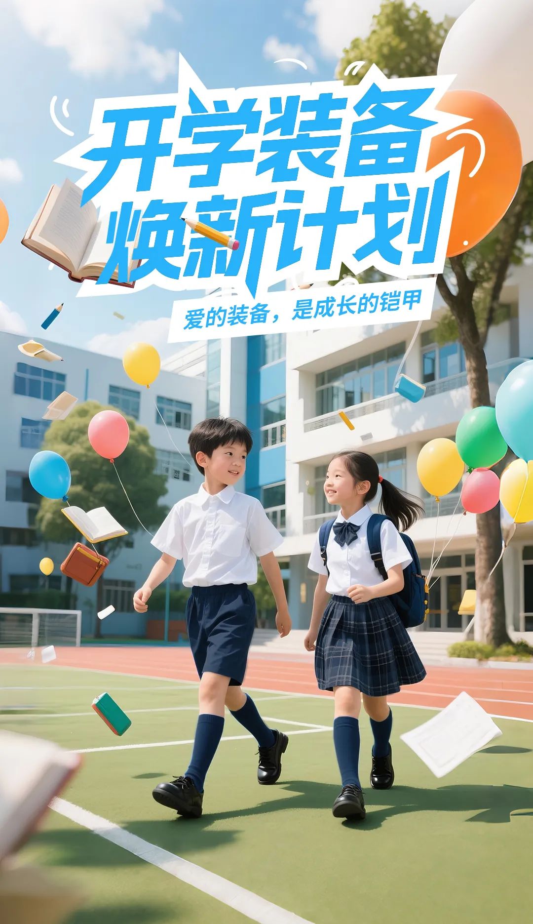 Cre8te新益校园品牌「开学装备一站配齐」家长省心清单来了