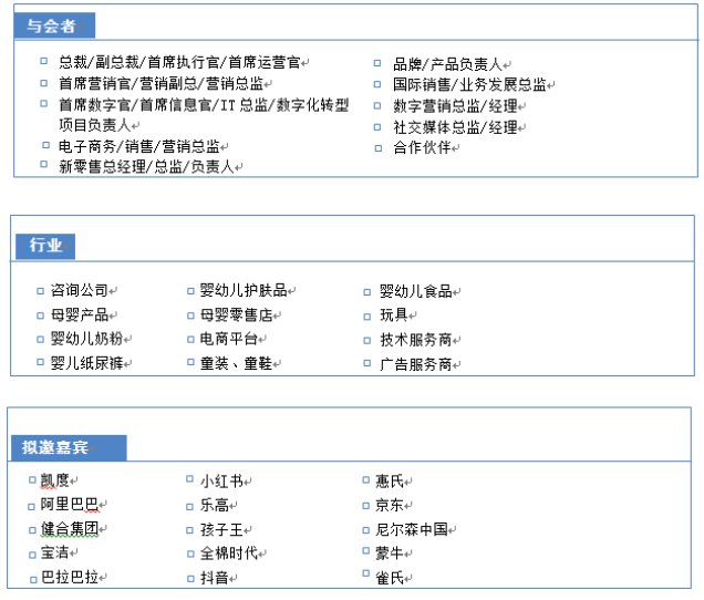 2020中国母婴数字创新峰会九月将于上海召开