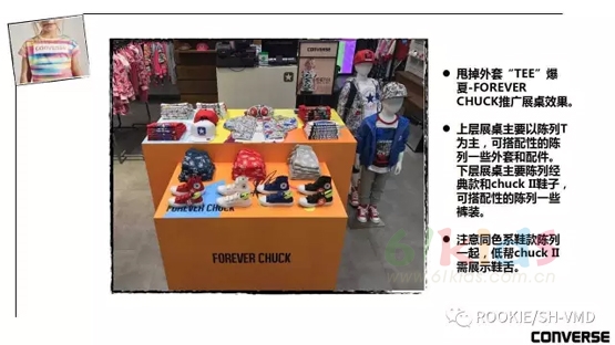 上海龙之梦converse店新品陈列调整范例