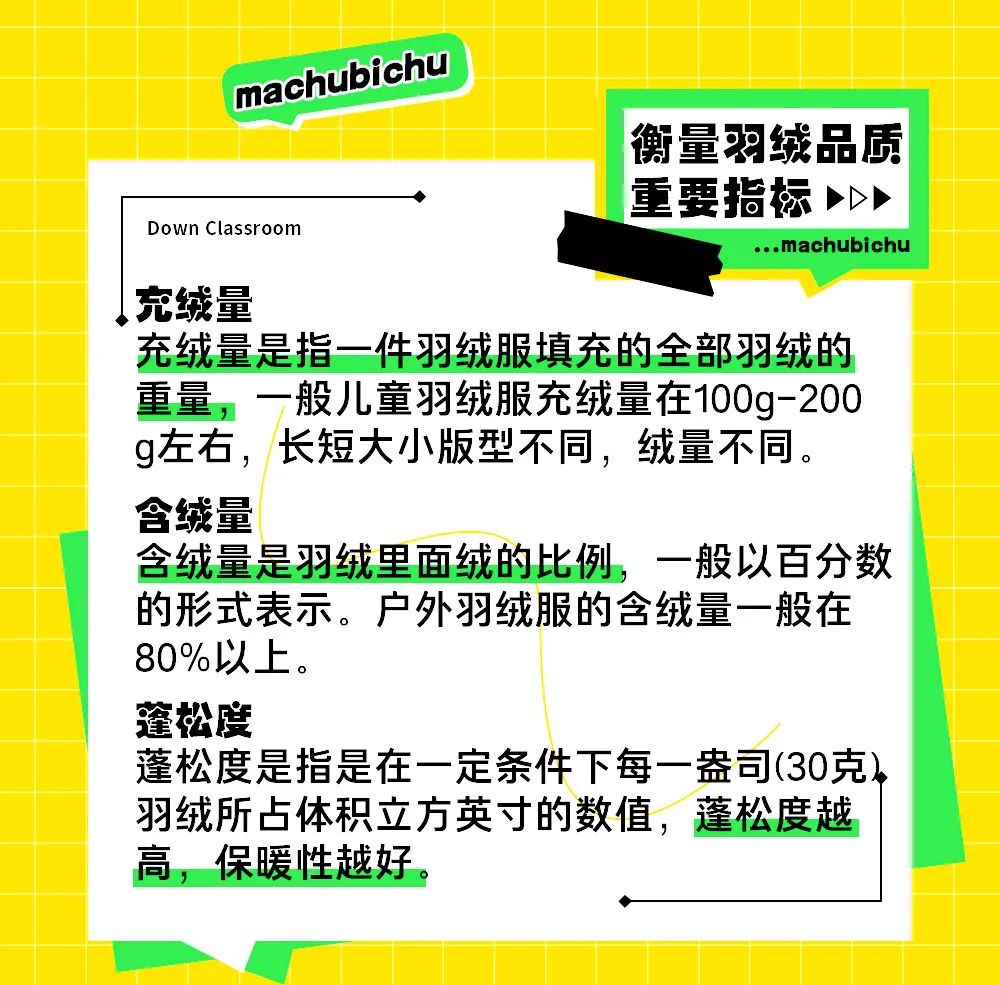 马丘比丘：羽绒小课堂开课啦！