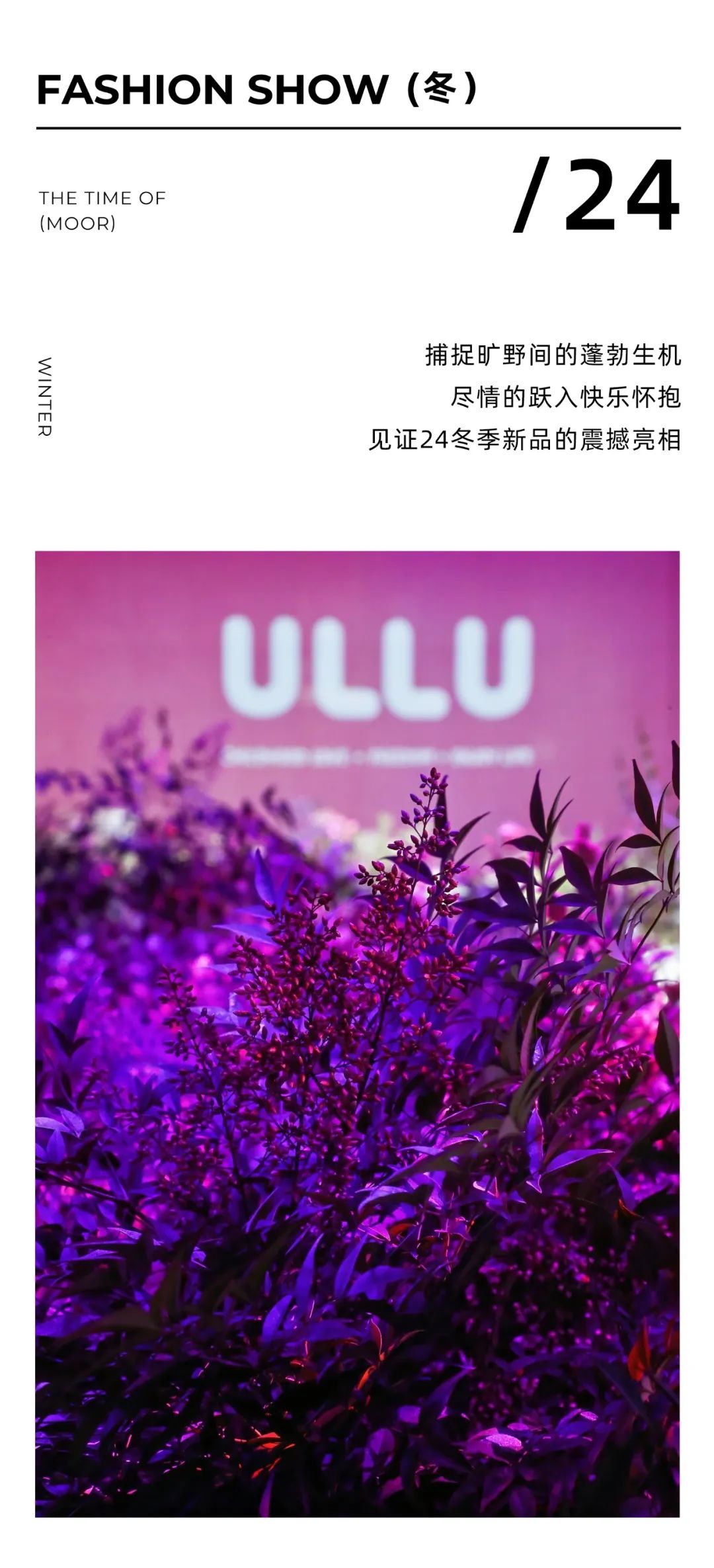 ULLU优露24/W新品发布会【时间旷野】