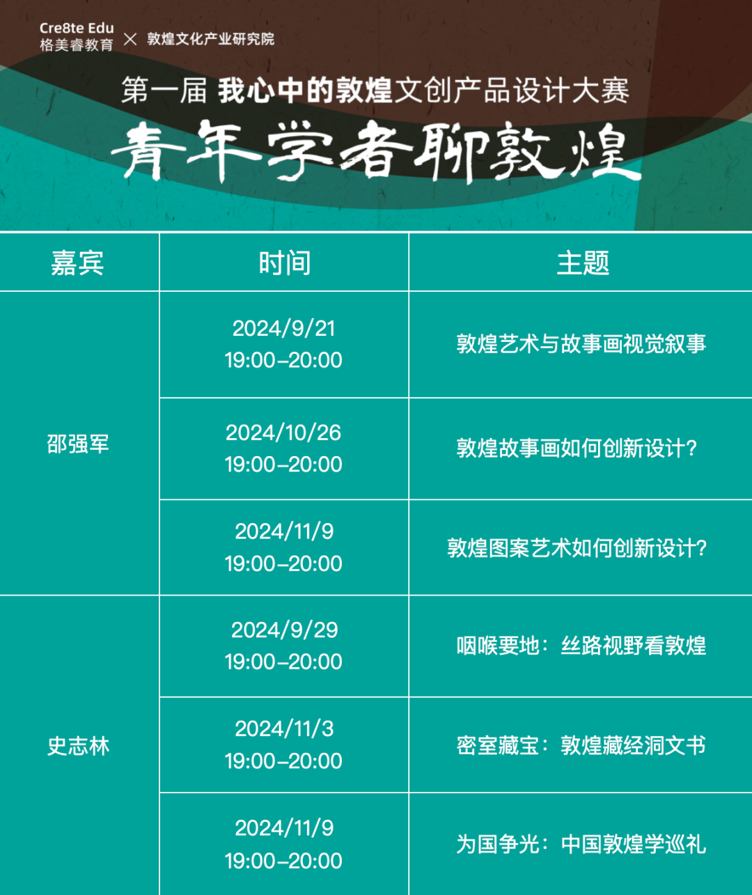 直播预告《青年学者聊敦煌》解读千年文化，共探文创新未来