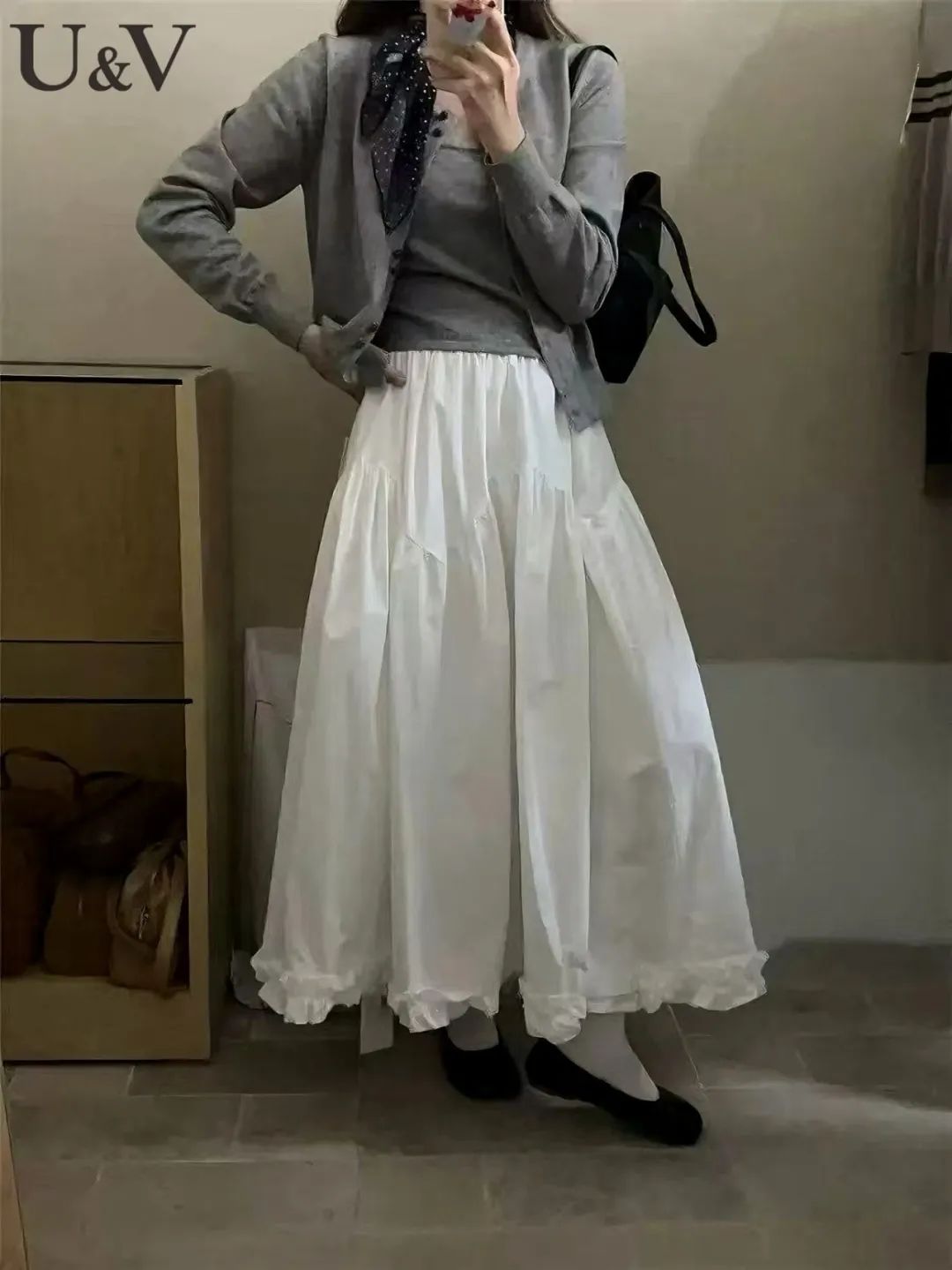 UV || White Skirt